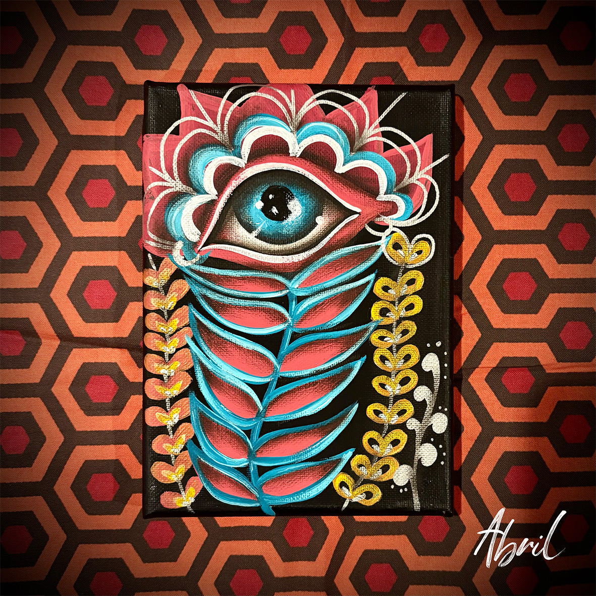 Sacred Watchers Series - Original Painting 👁️ 2