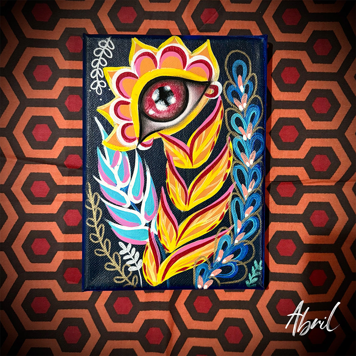 Sacred Watchers Series - Original Painting 👁️ 3