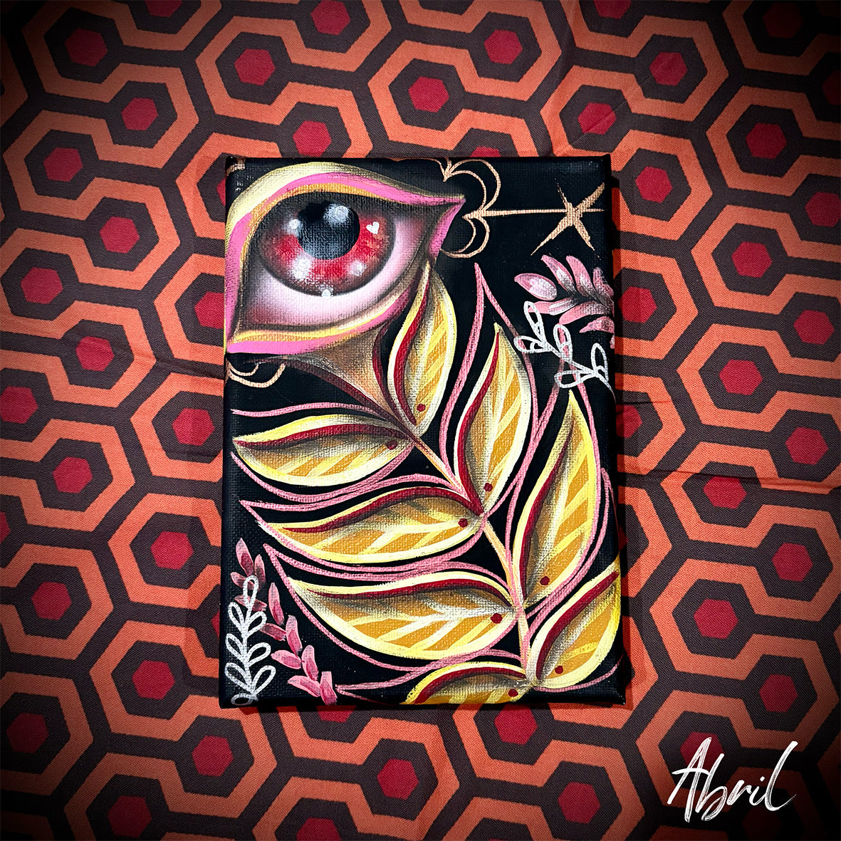 Sacred Watchers Series - Original Painting 👁️ 7