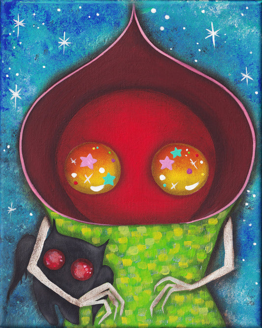 Flatwoods Monster- 8x10" Signed - Print