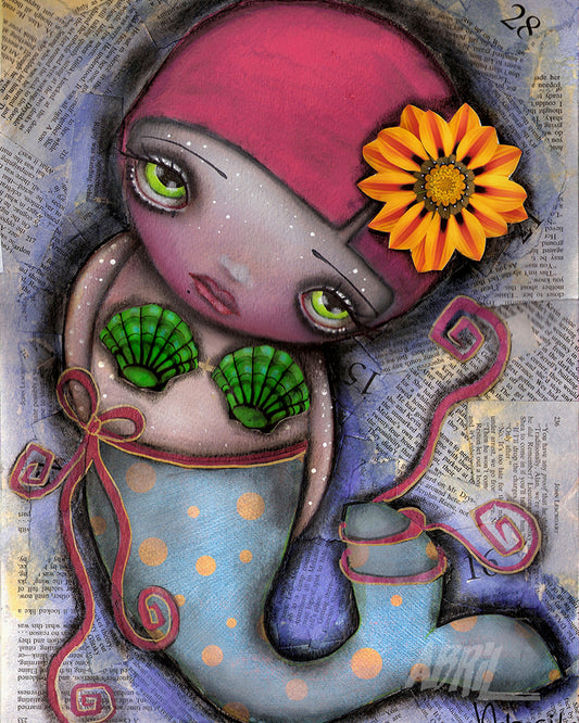 28 Mermaid - 8x10" Signed Print