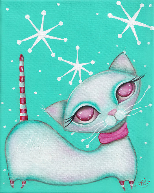 Snow MCM Kitty  - 8x10" Signed Print