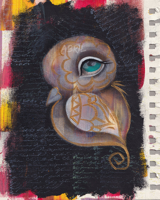 Lonesome Bird - 8x10" Signed - Print