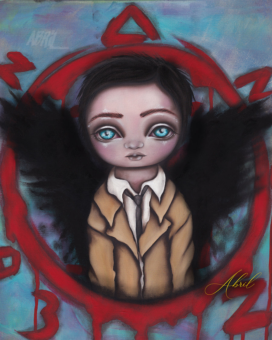 Castiel Angel - Supernatural 8x10" Signed Print