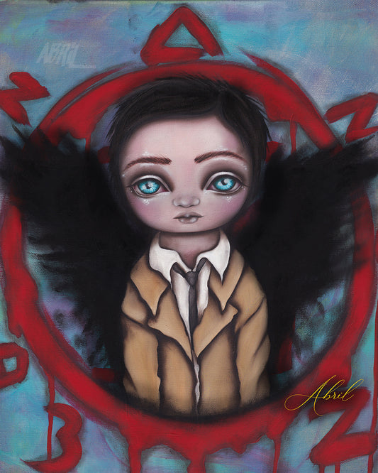 Castiel Angel - Supernatural  8x10" Signed Print