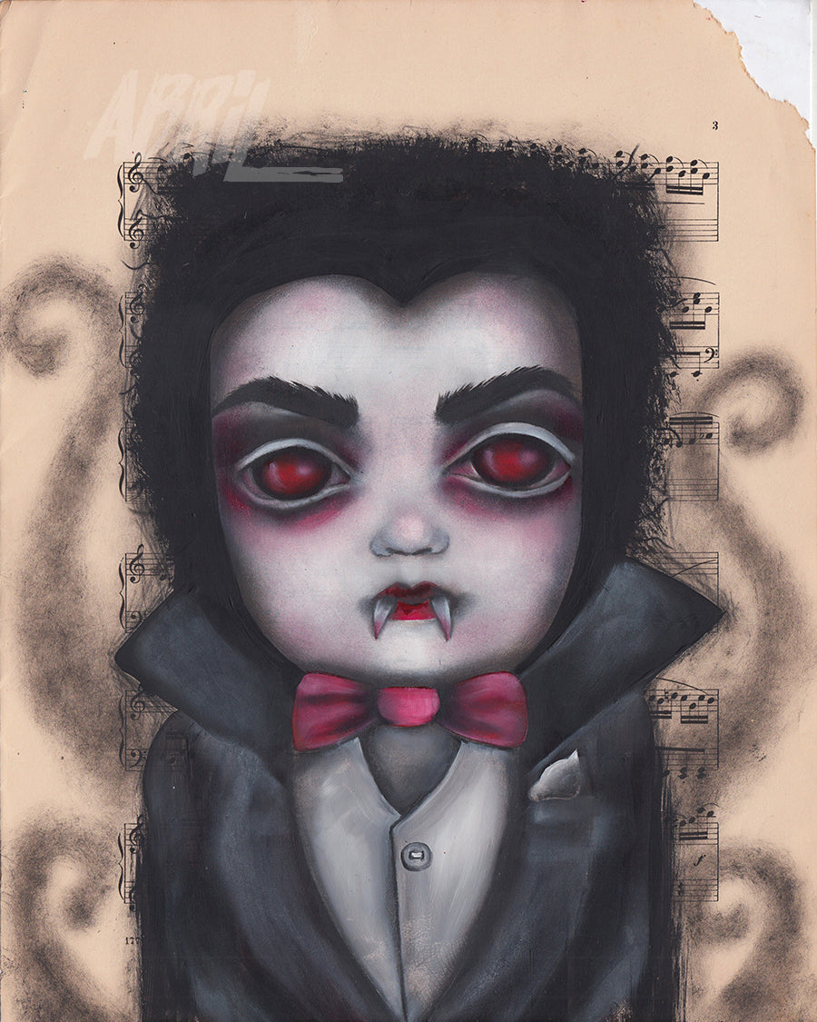 Dracula - Vampire 8x10" Signed Print