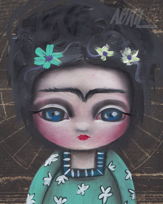 Fridita Kahlo 8x10" Signed Print