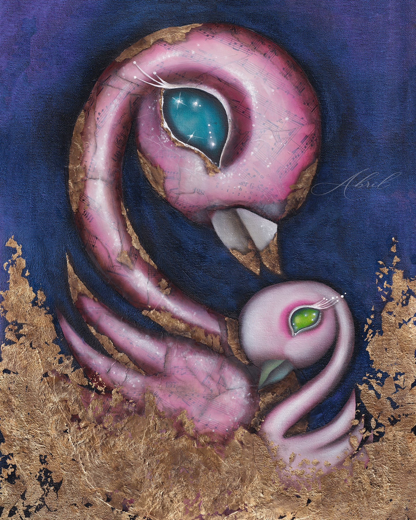 A Mother's Love Original Oil Painting