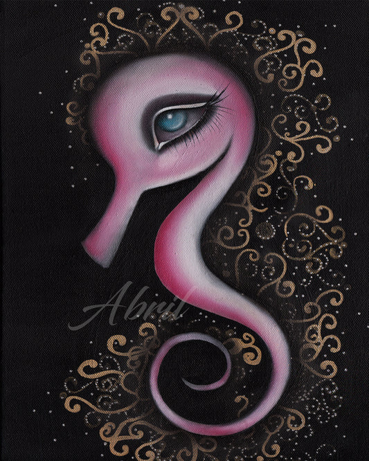 Anka Seahorse 8x10" Signed Print