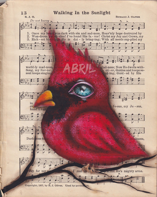 Cardinal 8x10" Signed Print
