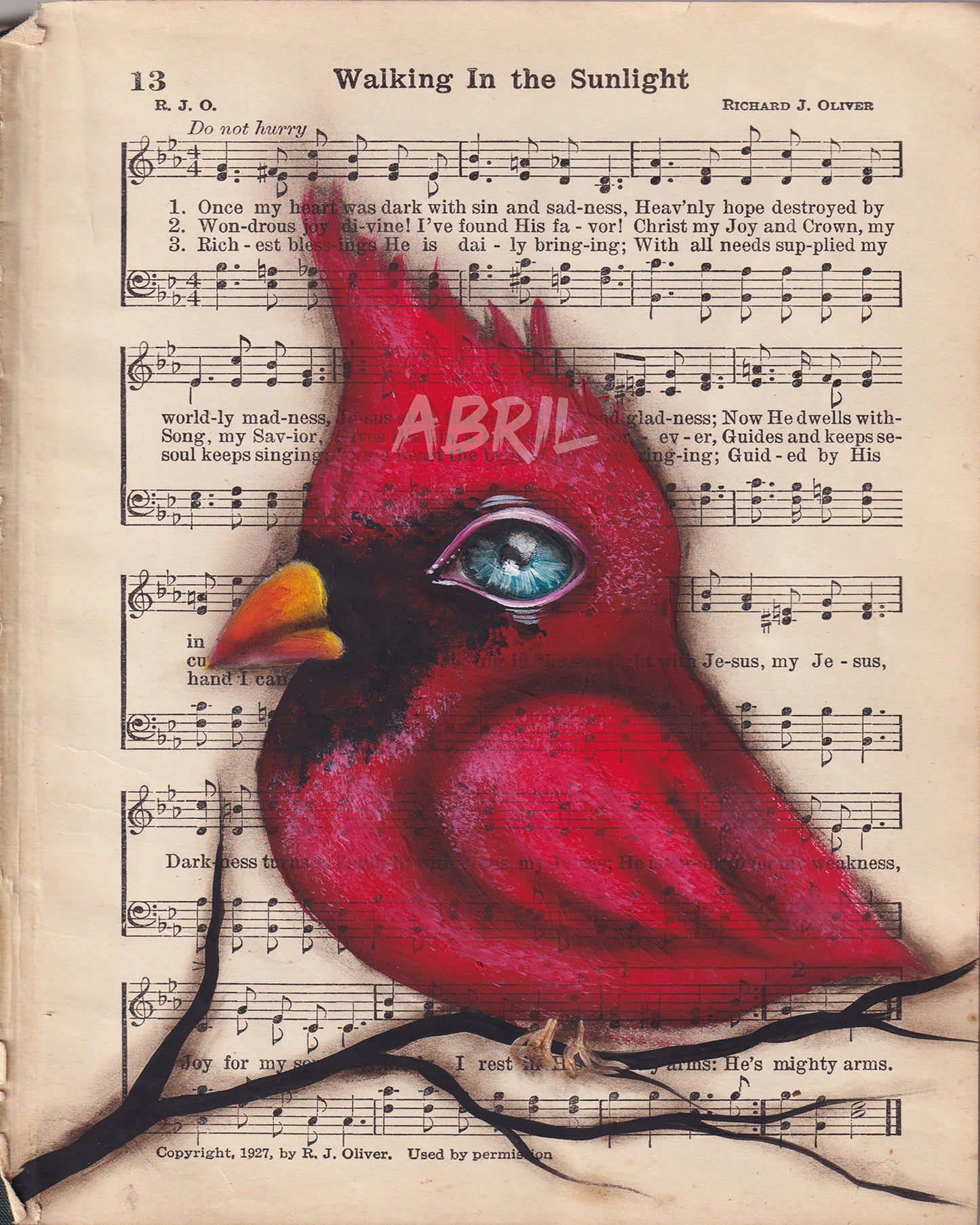 Cardinal 8x10" Signed Print