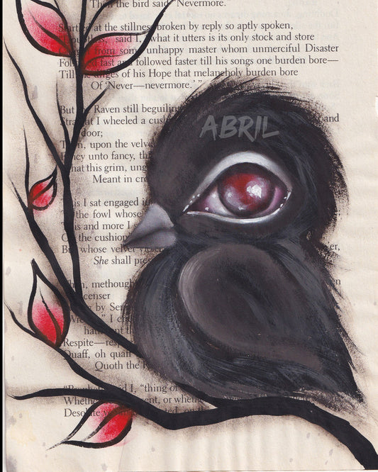 Raven 8x10" Signed Print #12
