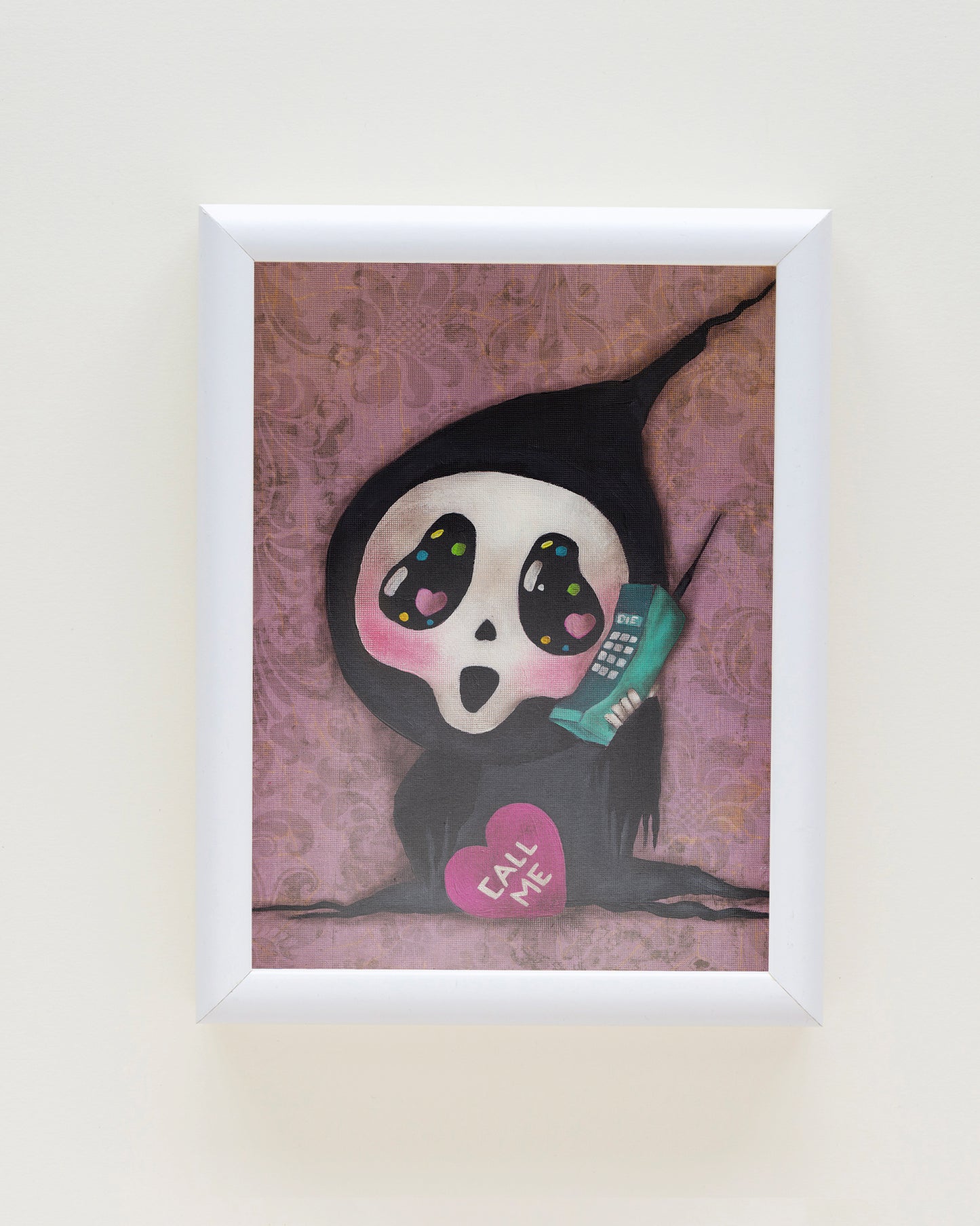 Valentines Ghost Face - 8x10" Signed - Print II