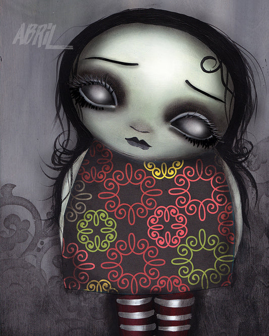 Zombie Girl   8x10" Signed Print