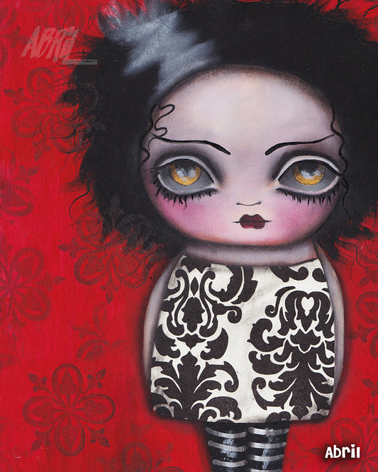 Bride  - 8x10" Signed - red -Print