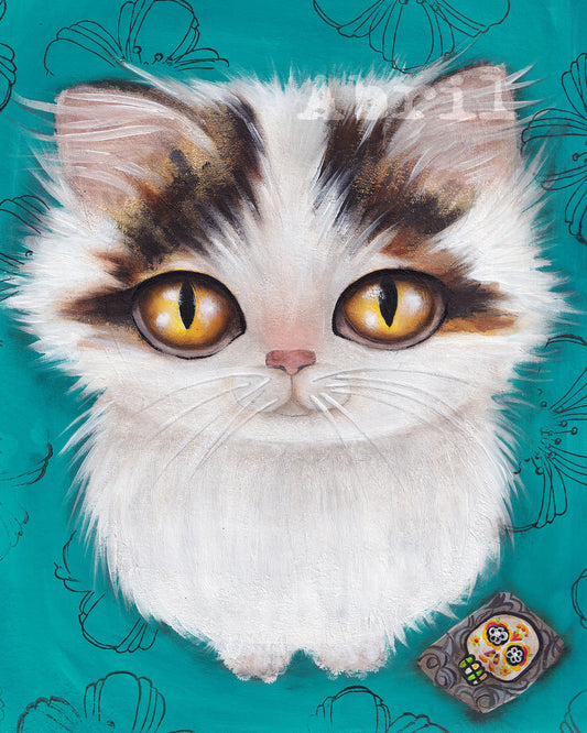 Eevee Cat - 8x10" Signed Print