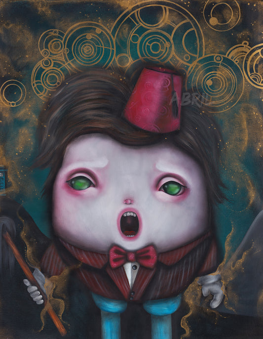 Humpty Doctor Who - 8x10"  Print