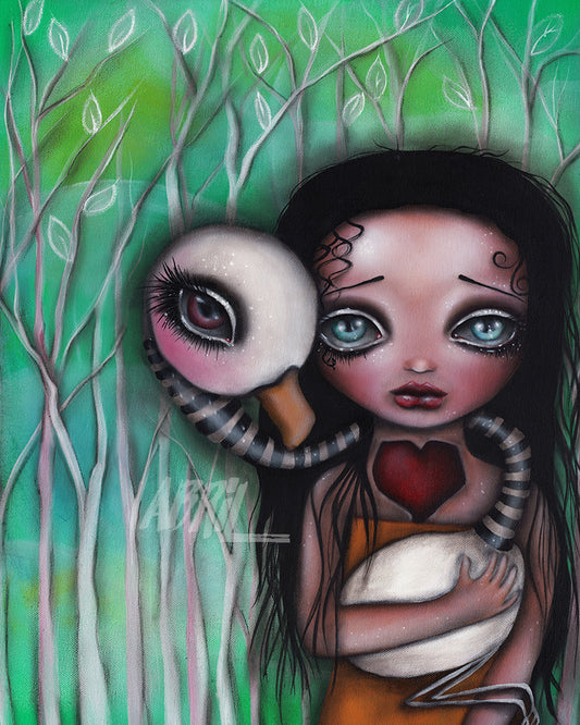 Never Alone  - Love - 8x10" Signed Print