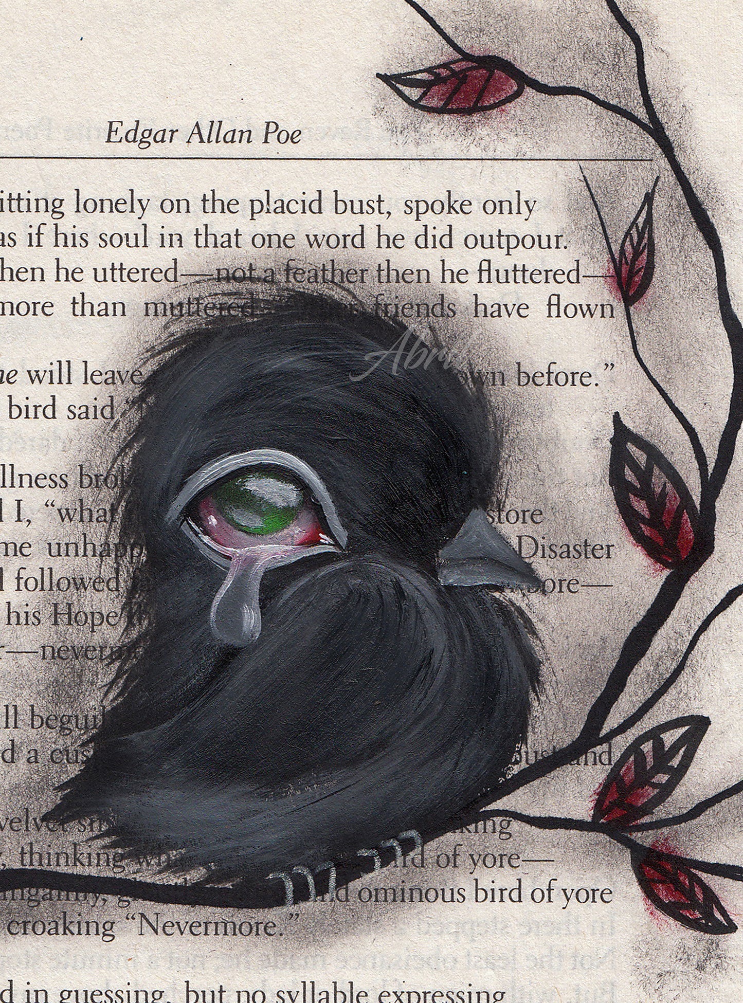 Raven 8x10" Signed Print #14