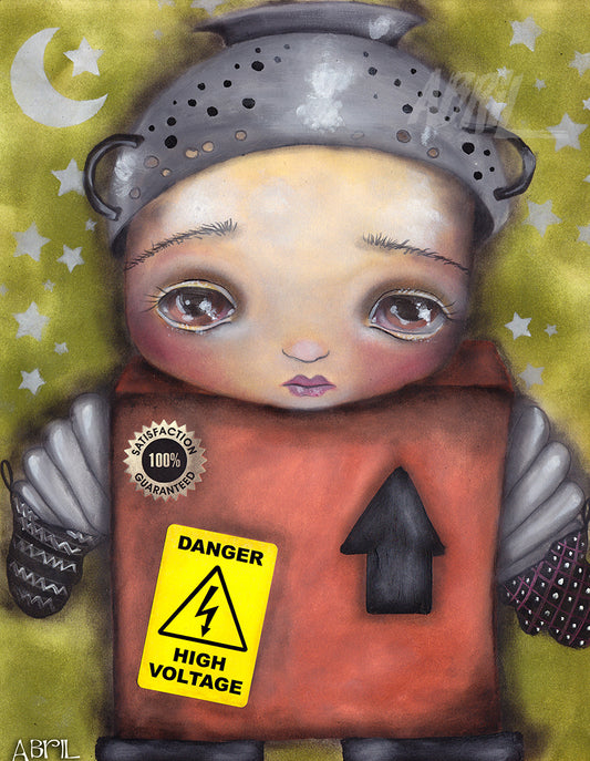 Little Robot - 8x10" Signed - Print