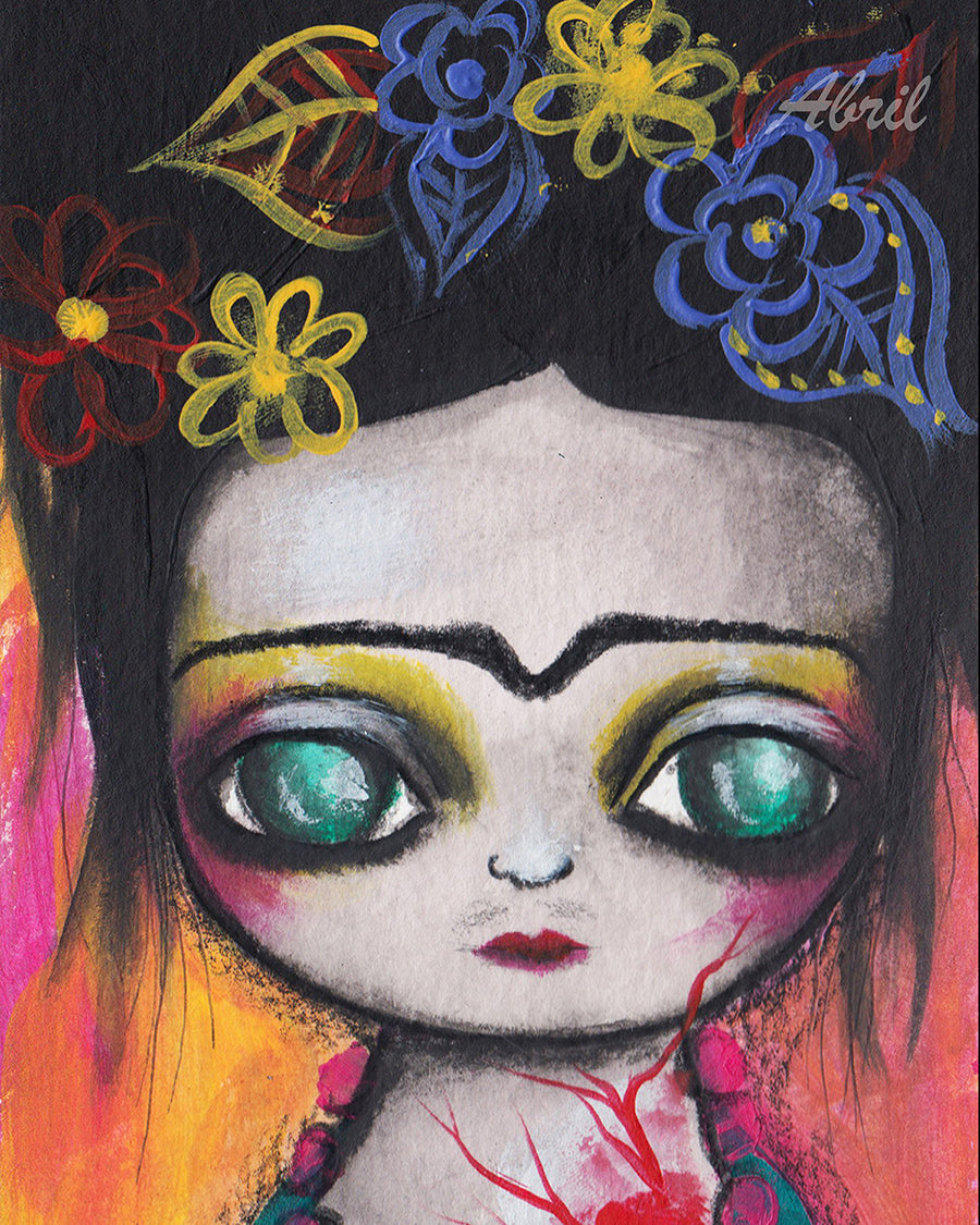 Frida Watercolor 8x10" Signed Print