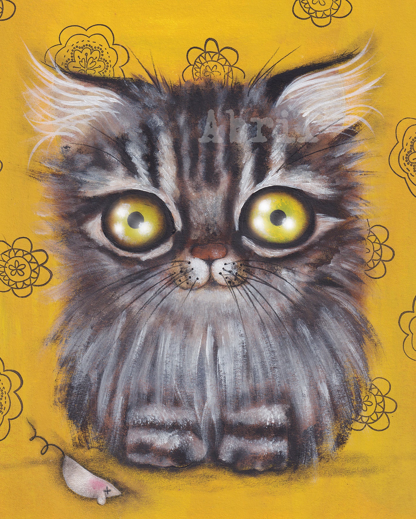 Sweet Kitty - 8x10" Signed Print