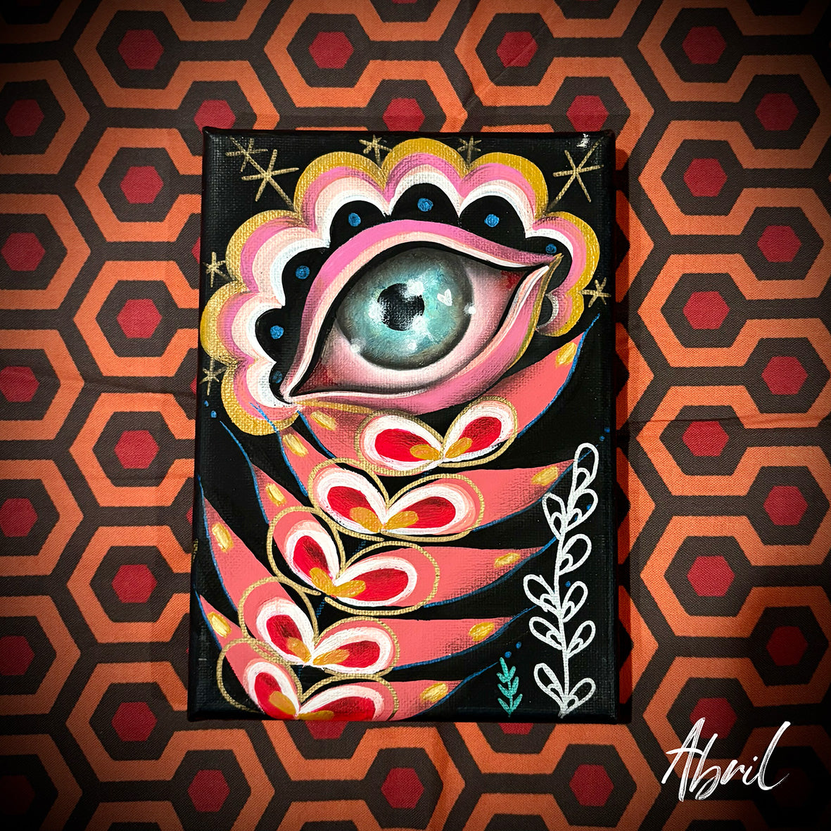 Sacred Watchers Series  - Original Painting 1 👁️