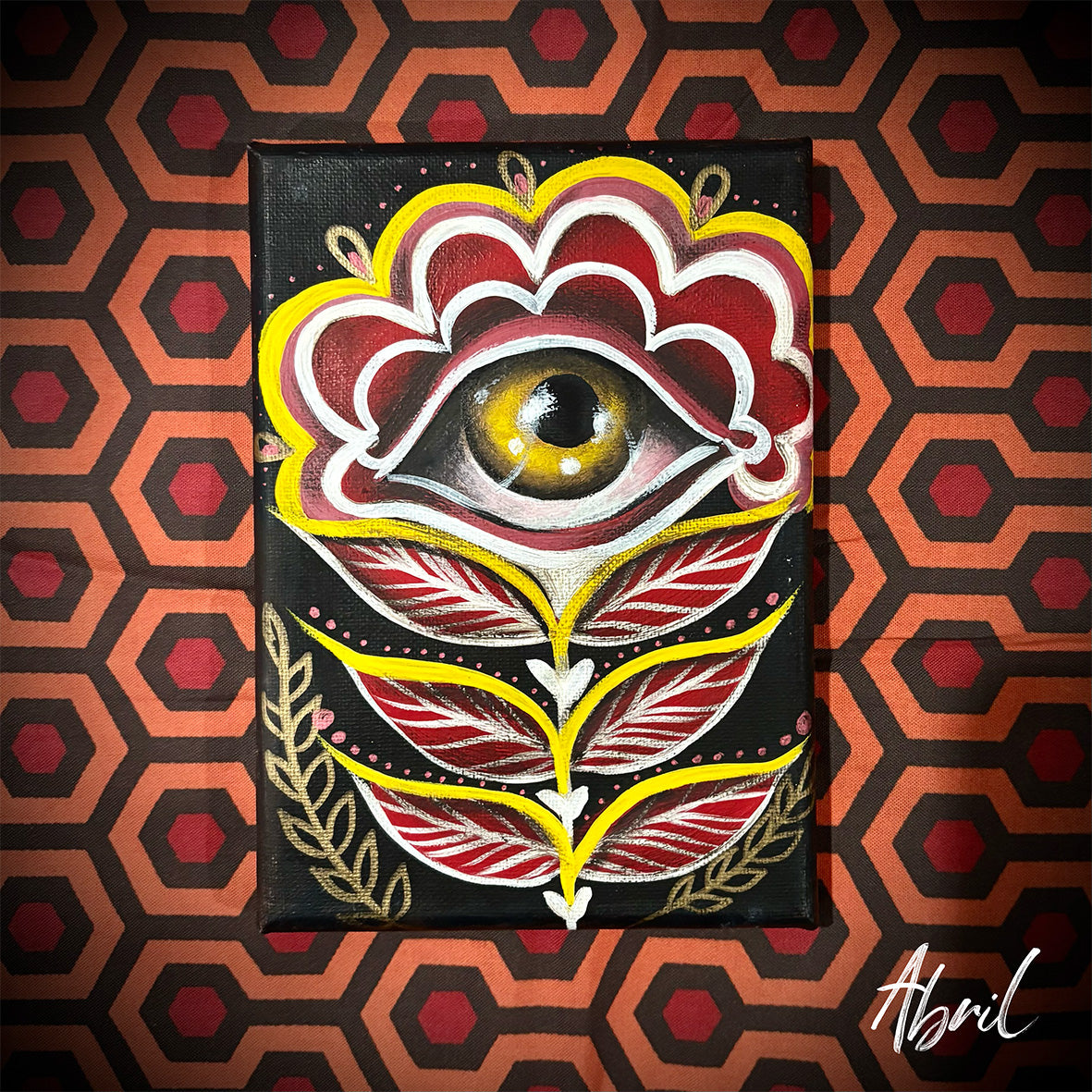 Sacred Watchers Series  - Original Painting  👁️