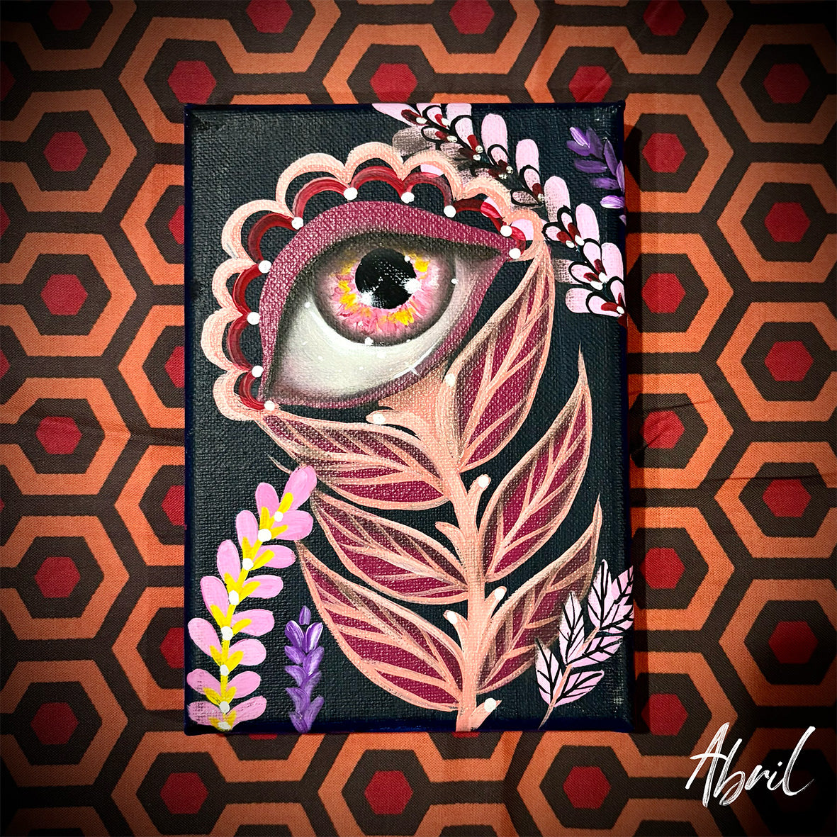 Sacred Watchers Series  - Original Painting  👁️ 6