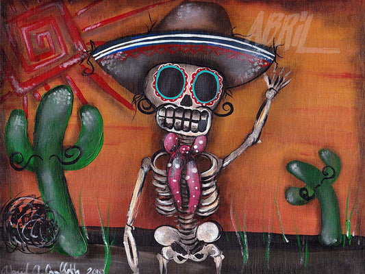 Heat Wave Day of the Dead - 8x10" Signed - Print
