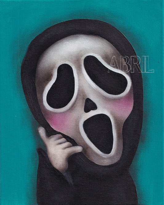 Scream Ghost Face - 8x10" Signed Print 1