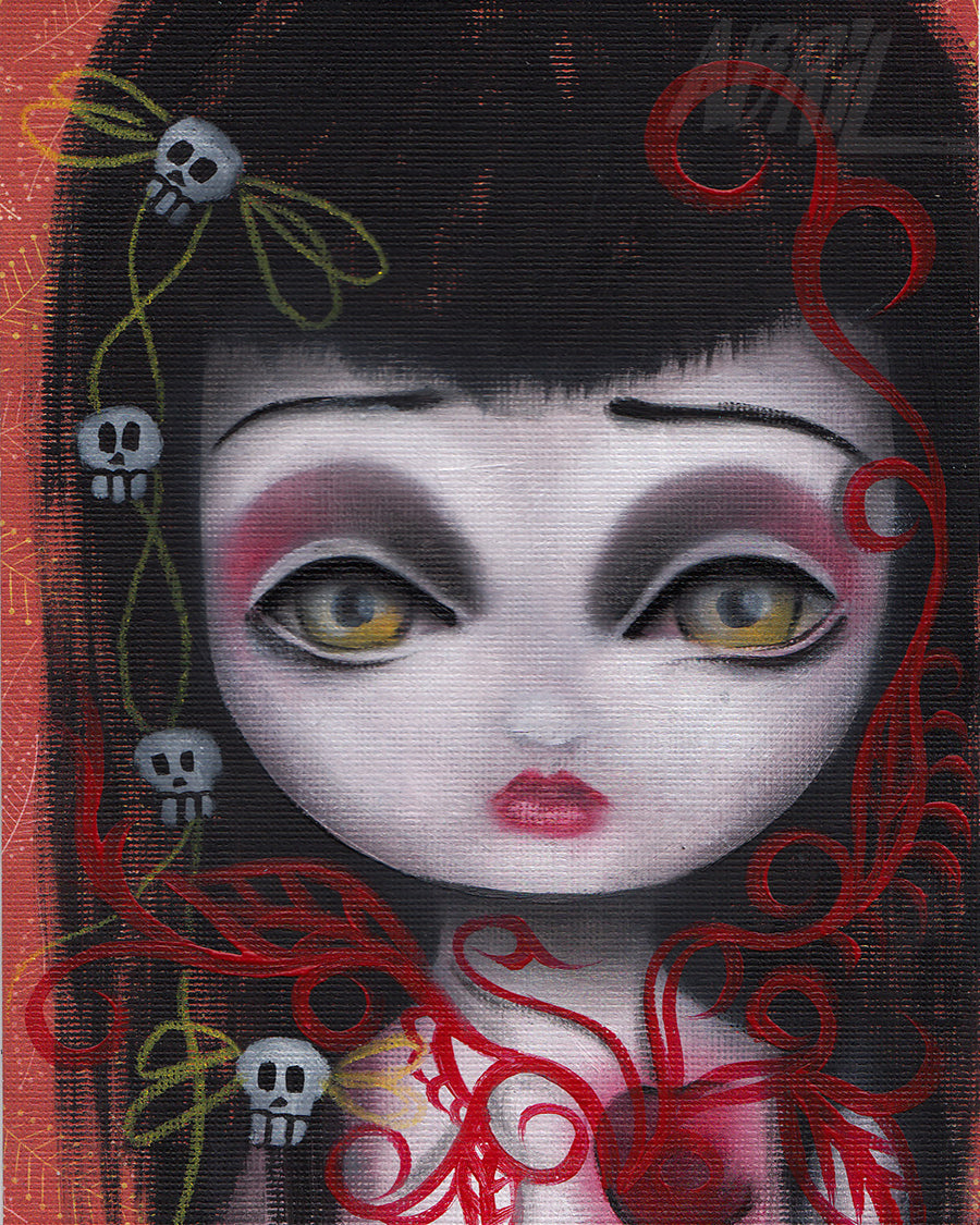 Belladona - Gothic Girl  8x10" Signed Print