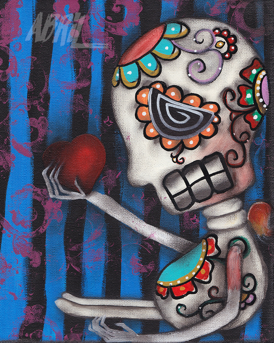 Your Heart Dead Day of the Dead - 8x10" Signed - Print