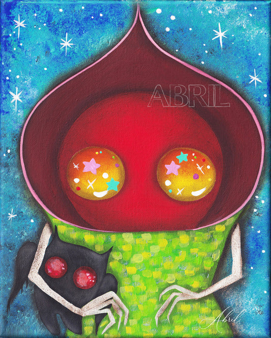 Flatwoods Monster - 8x10" Signed Print