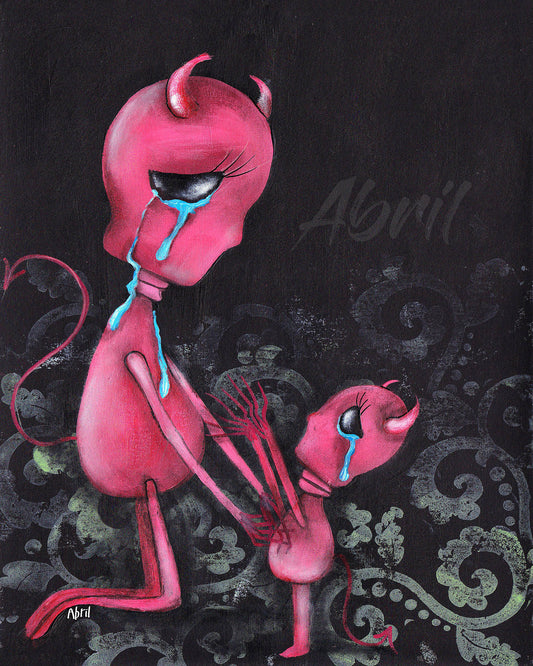 Hold me 8x10" Signed Print