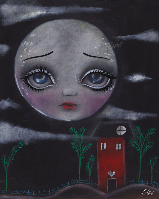 Moon Girl - 8x10" Signed Print