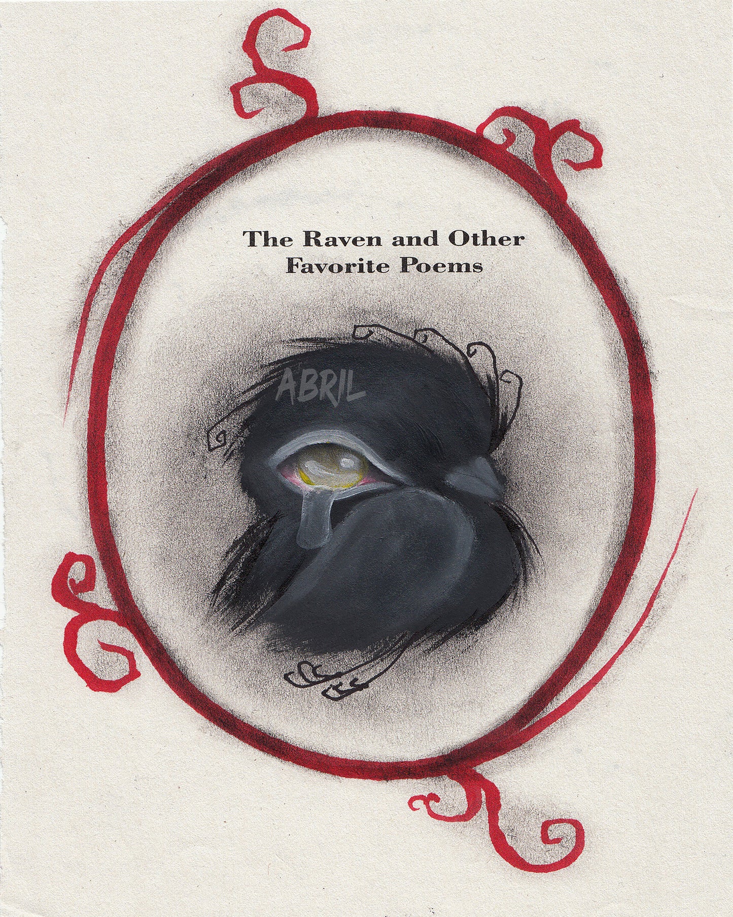 Raven 8x10" Signed Print #11