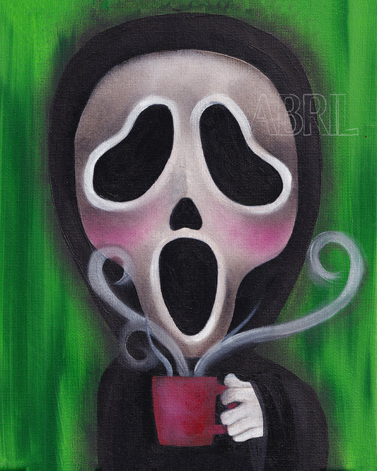 Scream Ghost Face - 8x10" Signed Print 3